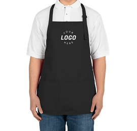 Port Authority Stain Release Medium Length Apron - Embroidered