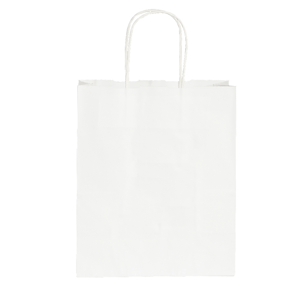 Small White Kraft Paper Bag-default
