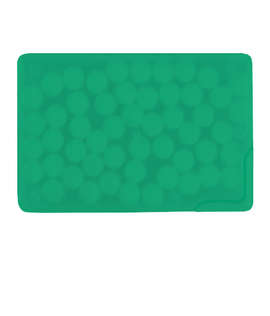 Plastic Rectangle Mint Card - Color: Translucent Green