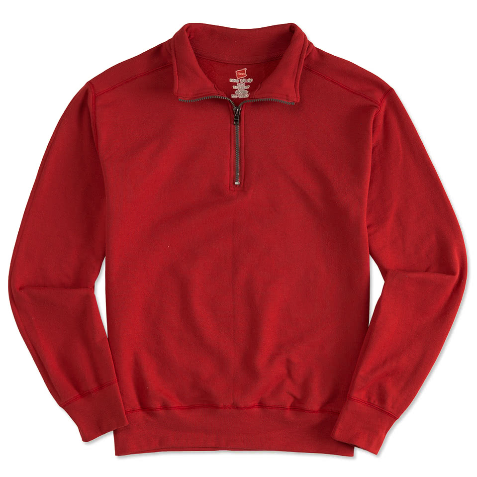 Hanes Nano Quarter Zip Sweatshirt
