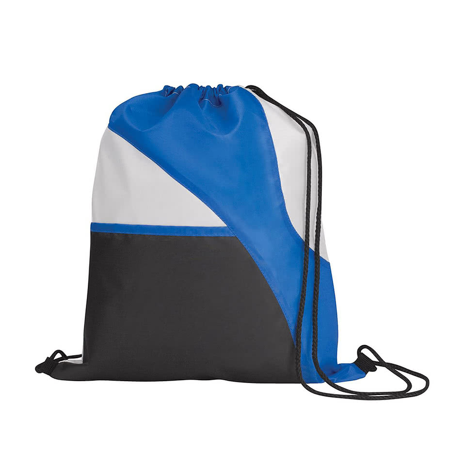 Full Color Tri-Color Drawstring Bag