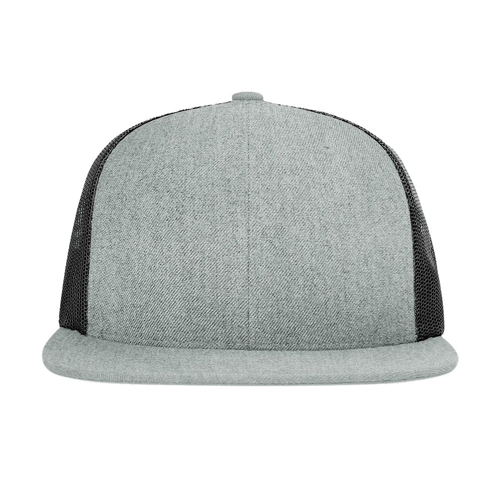 Richardson Acrylic-Wool Blend Snapback Trucker Hat-default