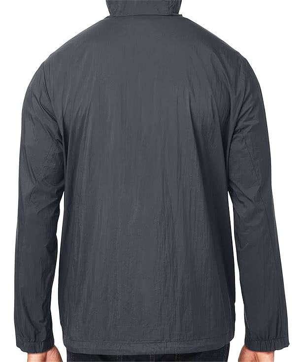 North End Aura Recycled Lightweight Packable Anorak - Embroidered