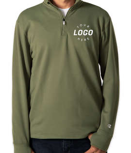 Champion Sport Recycled Quarter Zip Shirt - Color: Fresh Olive
