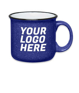 15 oz. Ceramic Speckled Campfire Mug (Set of 36) - Color: Royal