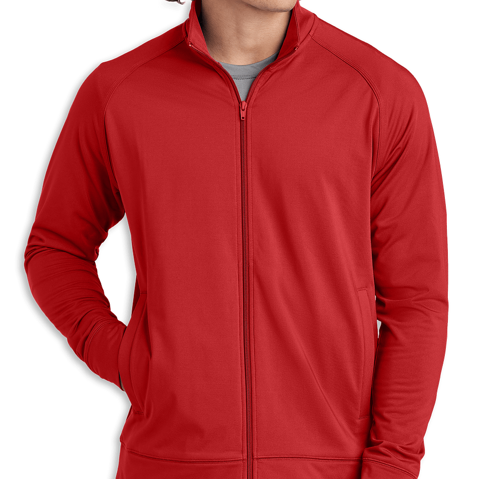 Sport-Tek Sport-Wick Cadet Stretch Full Zip Sweatshirt-default