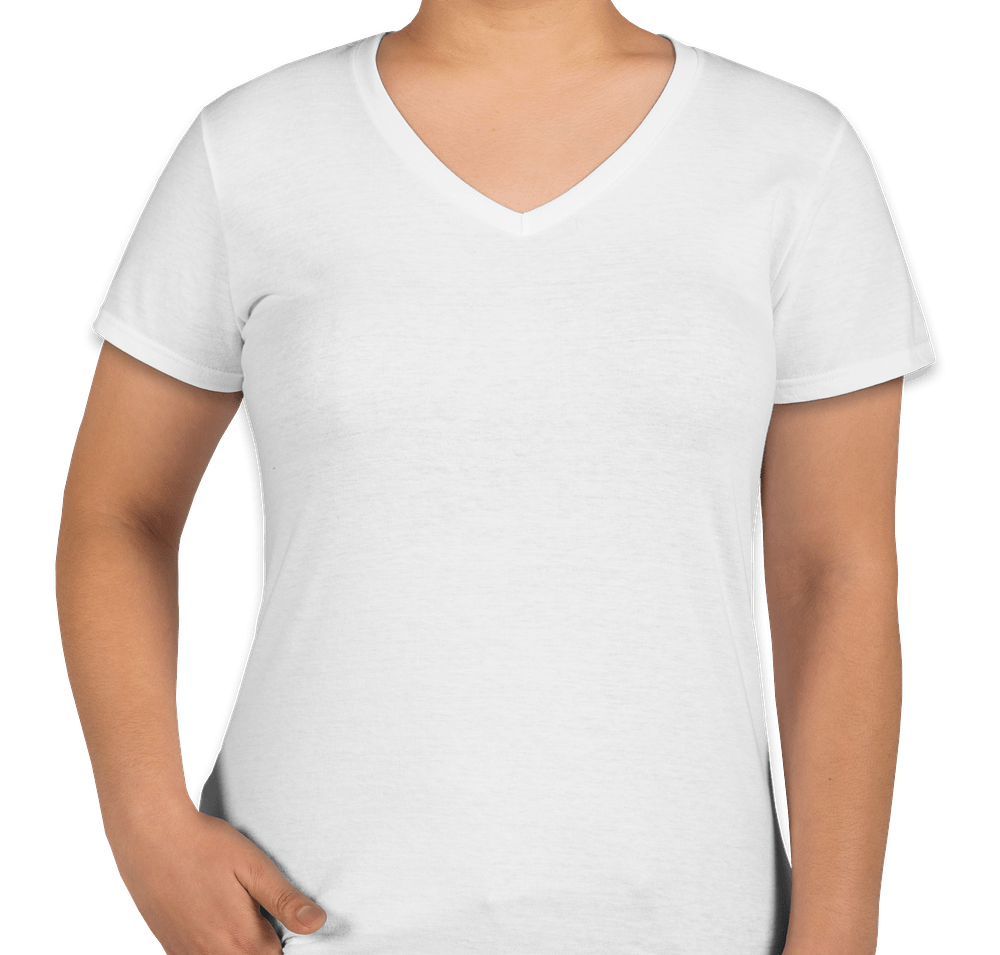 Anvil Women's Jersey V-Neck T-shirt-default