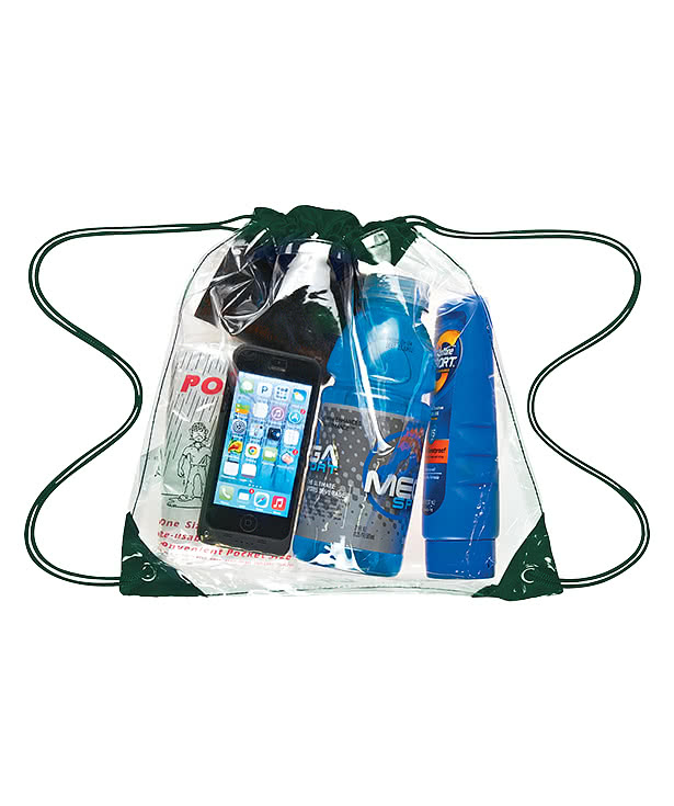 Touchdown Clear EVA Drawstring Bag