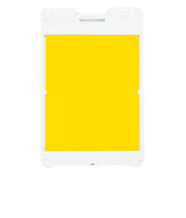 Full Color Simpo Sign II A-Frame Kit - Color: Yellow