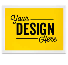 Full Color 24" x 18" Sign - Color: Yellow