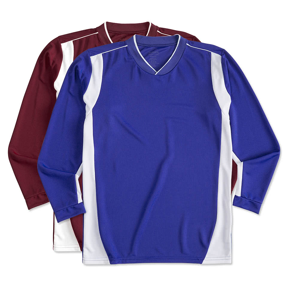 Augusta Contrast V-Neck Basketball Shooting Shirt