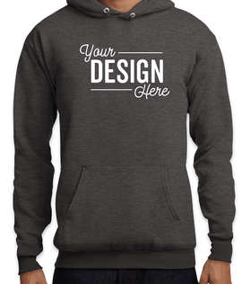 Port & Company Tall Core Pullover Hoodie - Color: Dark Heather Grey