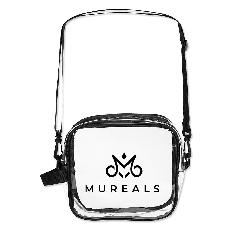 Clear Zippered Crossbody Bag