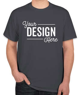 Canada - Fruit of the Loom 100% Cotton T-shirt - Color: Charcoal Grey