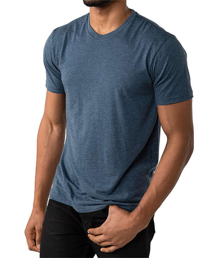 Next Level Mens Long Body Cotton T-Shirt (M) (Heather Grey