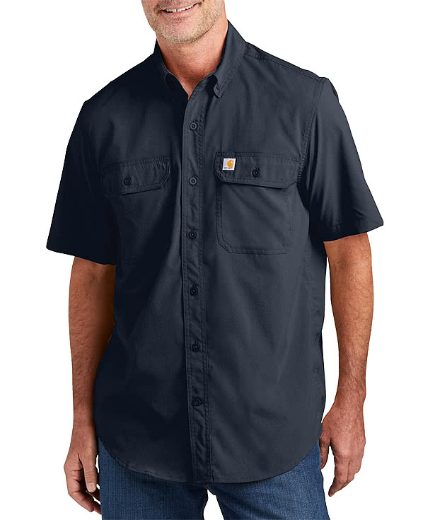 Carhartt Force Solid Short Sleeve Work Shirt - Printed