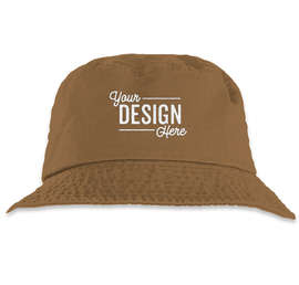 Mega Cap Cotton Twill Bucket Hat - Color: Camel