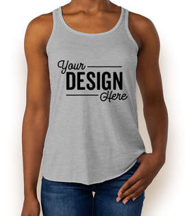 Bella + Canvas Women's Flowy Racerback Tank - Color: Athletic Heather