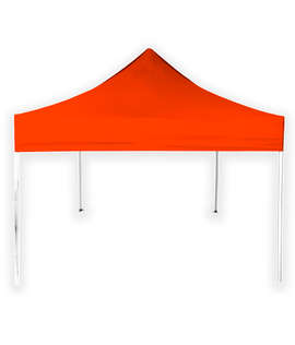 Full Color 10' Heavy Duty Canopy Tent - Color: Orange