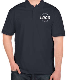 Port Authority Silk Touch Performance Polo - Embroidered - Color: Navy