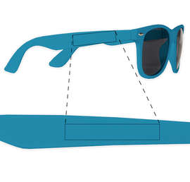 Sun Ray Sunglasses - Color: Blue