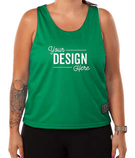 Augusta Women's Mesh Reversible Pinnie - Color: Kelly / White