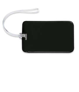 Journey Vinyl Luggage Tag - Color: Black