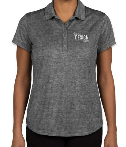 Nike Dri-FIT Women's Crosshatch Performance Polo - Cool Grey / Anthracite