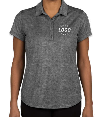 Nike Dri-FIT Women's Crosshatch Performance Polo - Cool Grey / Anthracite