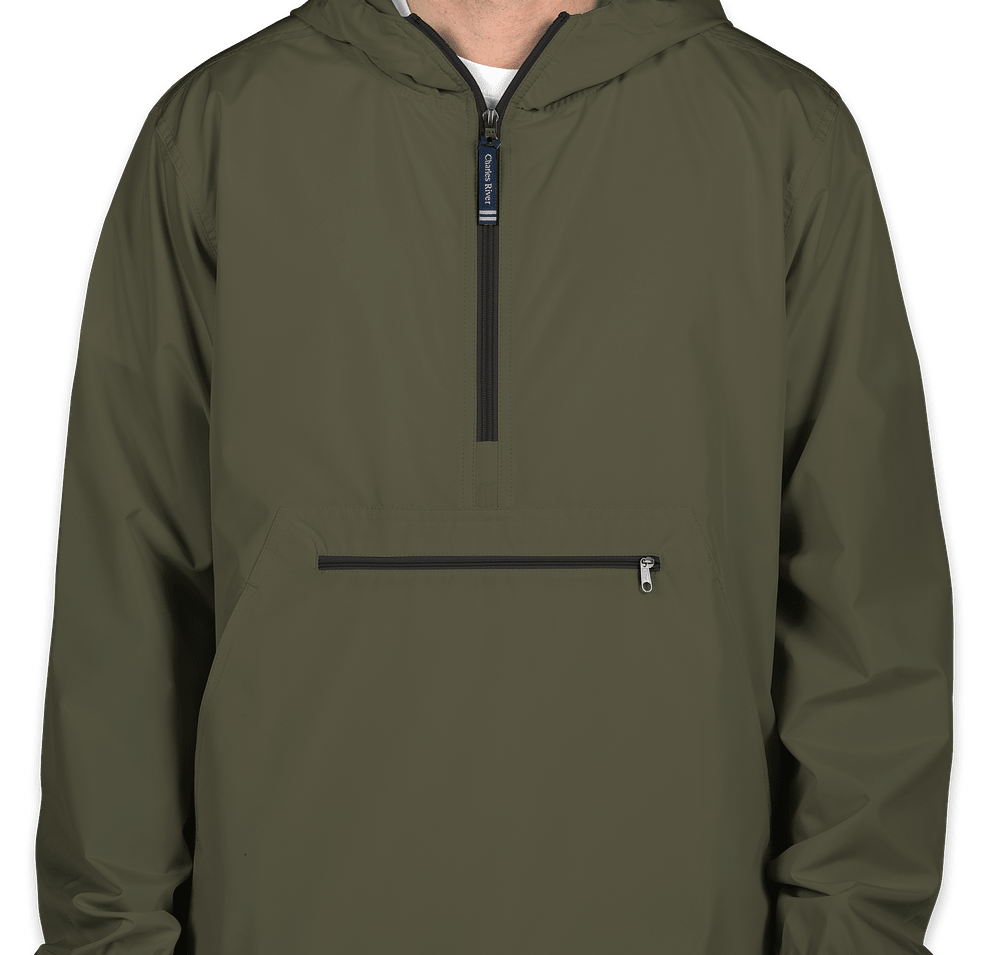 Charles River Pack-N-Go Hooded Packable Anorak-default