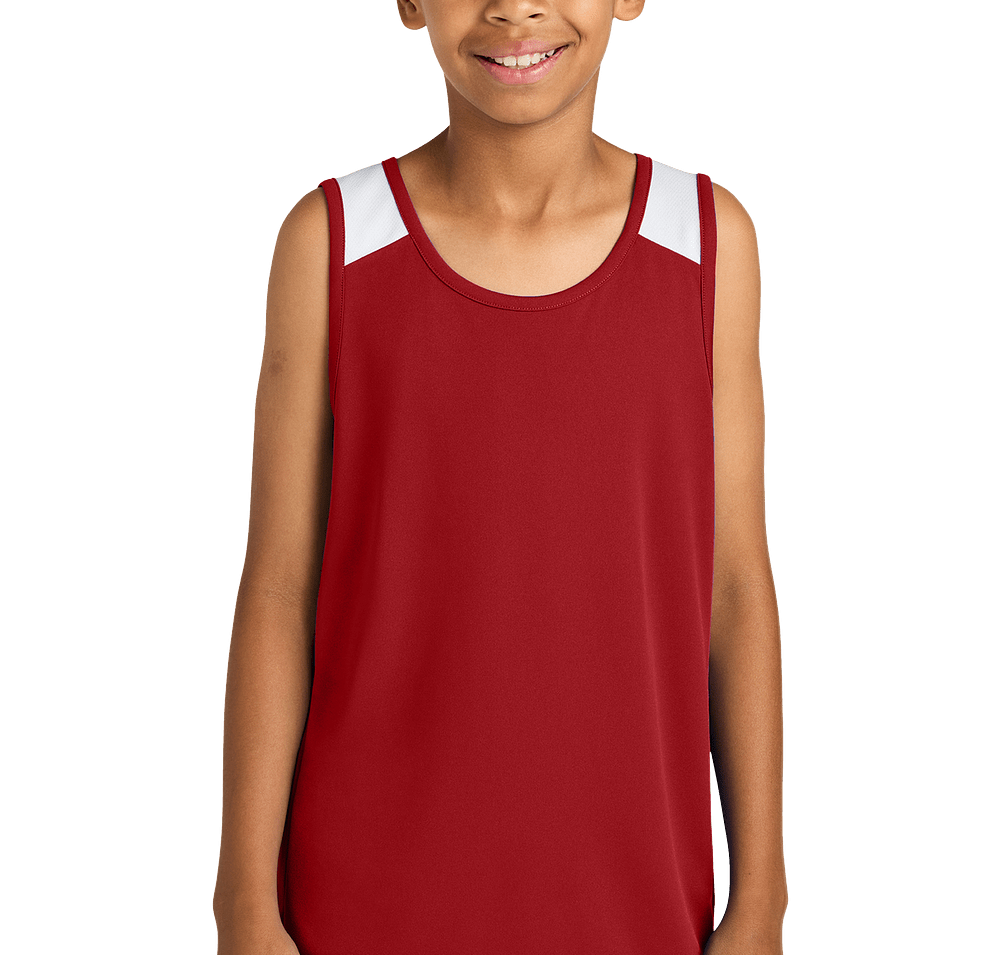 Sport-Tek Youth Club Recycled Performance Basketball Jersey-default