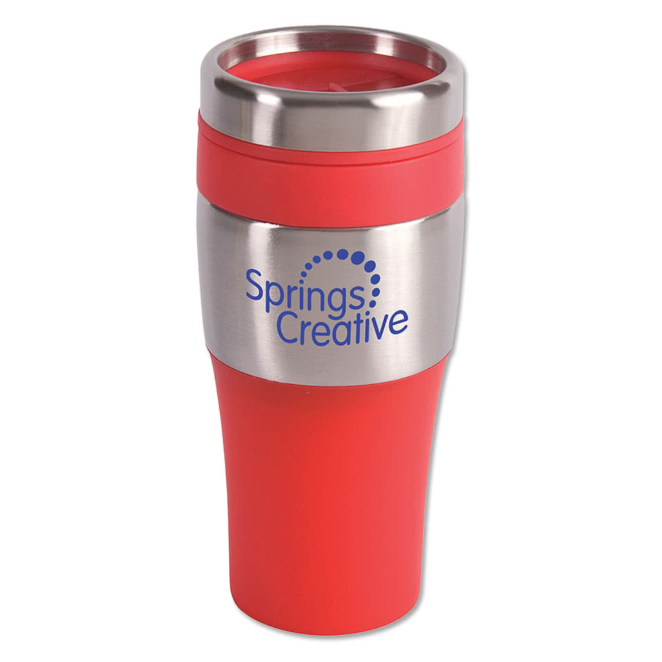 16 oz. Silver Streak Stainless Steel Insulated Tumbler