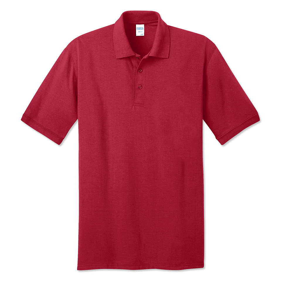 Port & Company Core Blend Easy Care Jersey Knit Polo