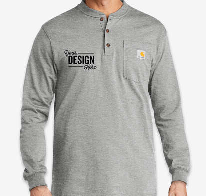 Carhartt Long Sleeve Henley Shirt-default