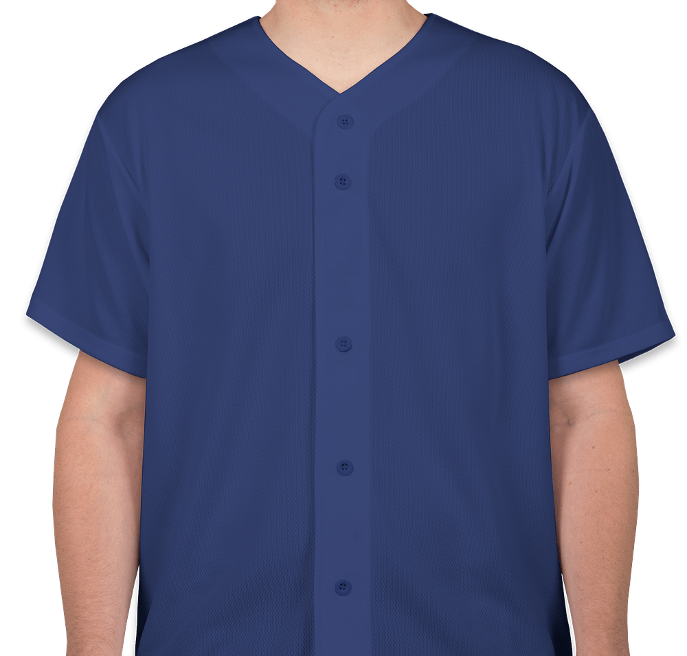 Sport-Tek Tough Mesh Full Button Baseball Jersey-default