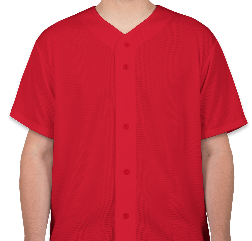 Sport-Tek Tough Mesh Full Button Baseball Jersey-default