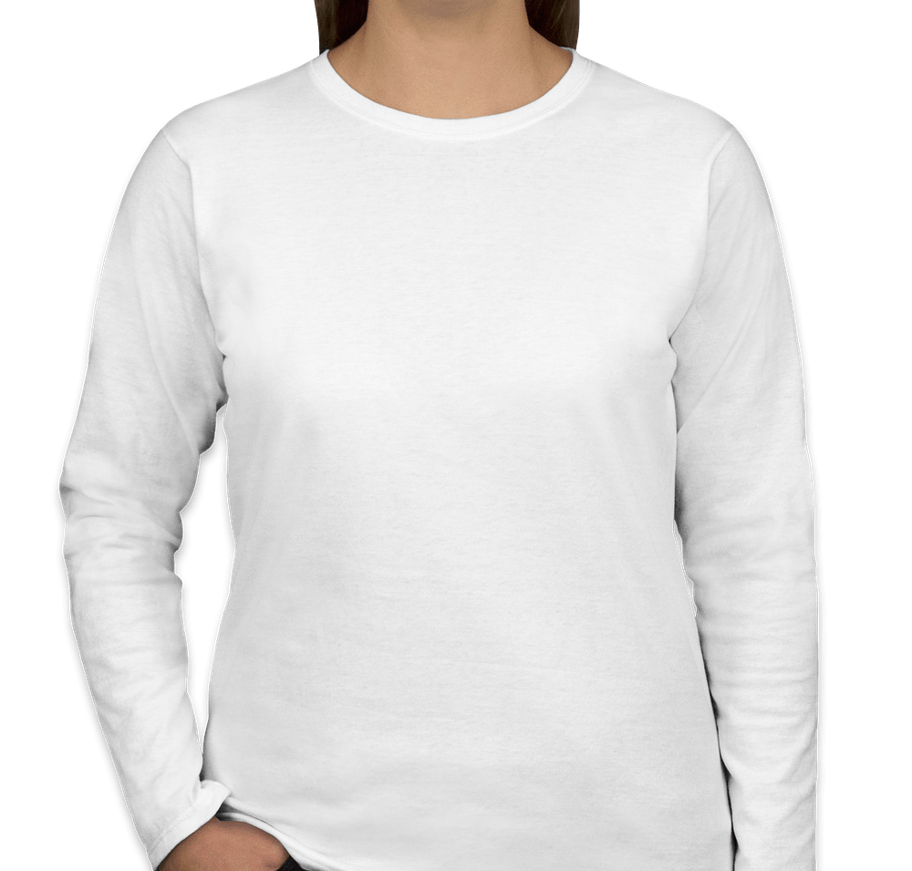 Canada - Gildan Women's 100% Cotton Long Sleeve T-shirt-default