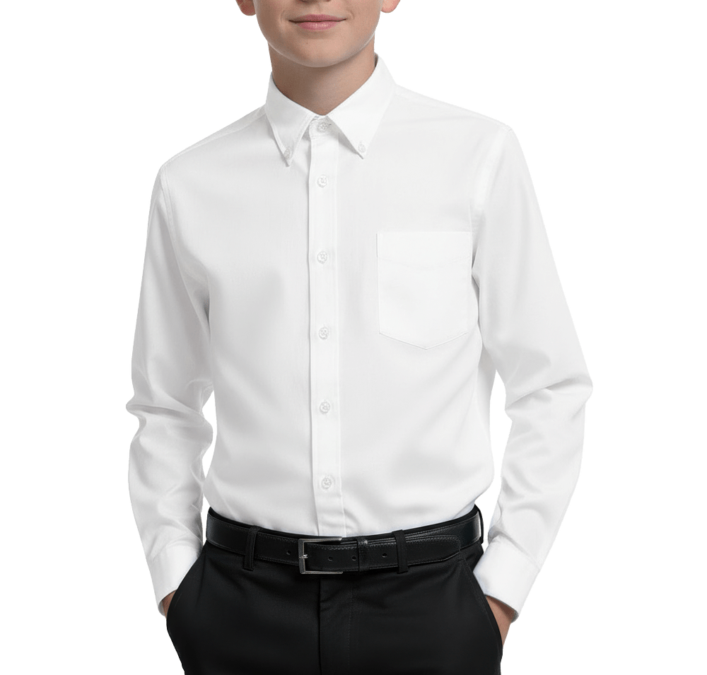 Blue Generation Youth Oxford Long Sleeve Dress Shirt-default