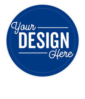 Full Color 2.5 in. Circle Magnet - Color: Royal Blue