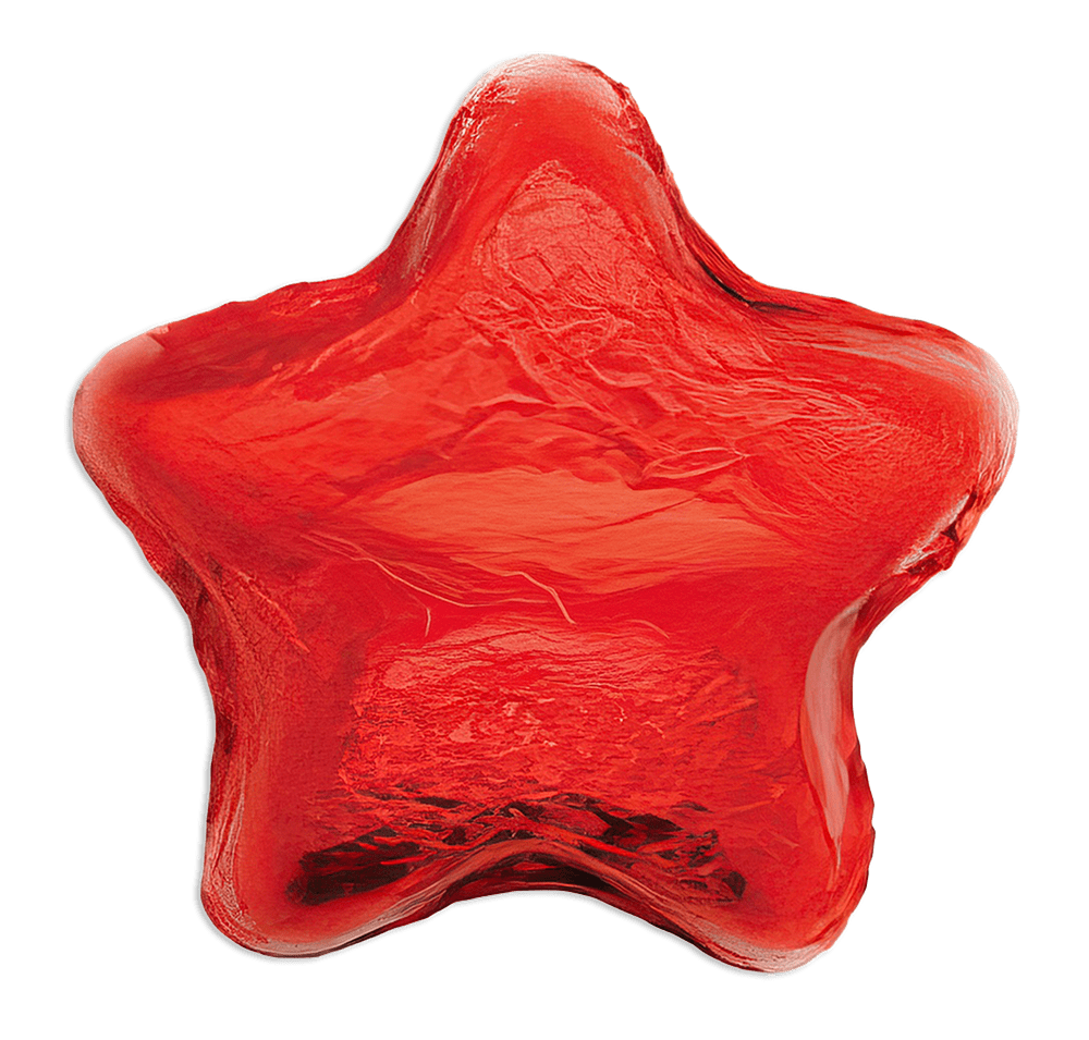 Foil Wrapped Chocolate Star-default