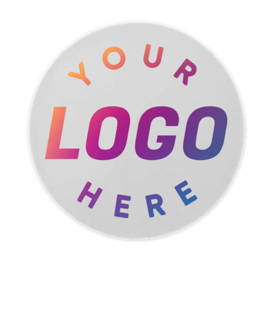 Full Color 3.5" Clear Circle Sticker in Clear