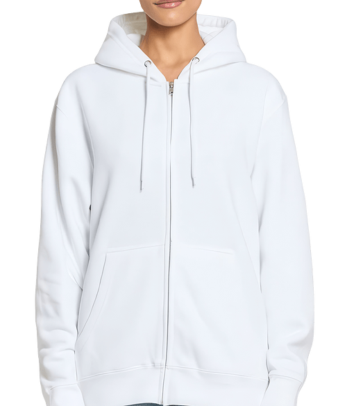 Lane Seven Premium Full-Zip Hoodie in White
