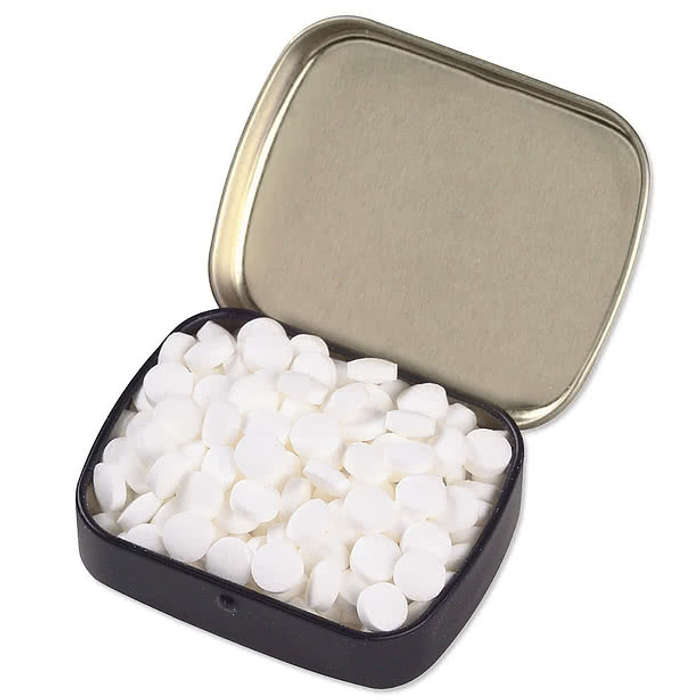 Full Color Sugar Free Mini Mints Hinged Tin