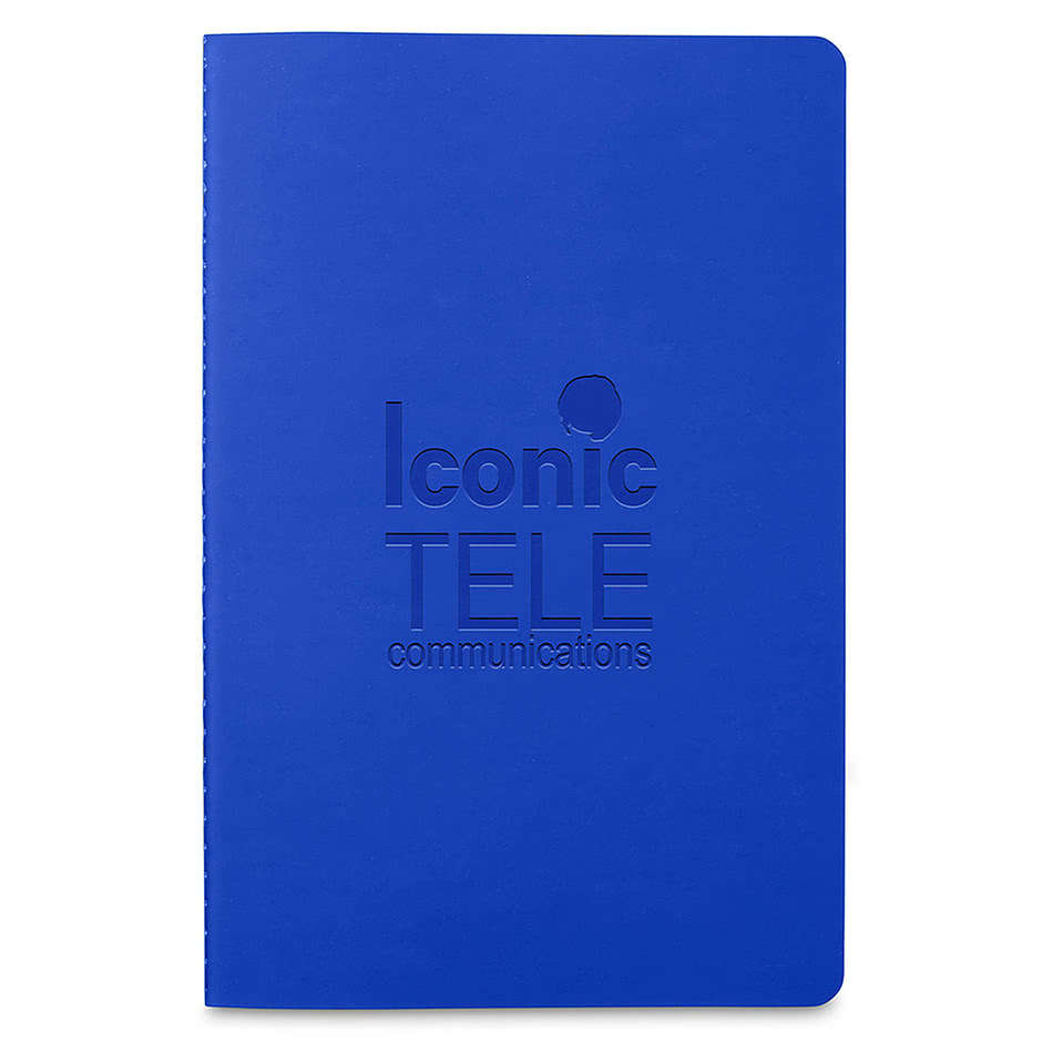 Debossed Stitch-Bound Soft Cover Meeting Journal