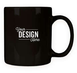 11 oz. Ceramic Mug (Set of 24) - Color: Black