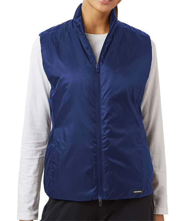 Jaanuu Women's Phantom Recycled Insulated Scrub Vest - Embroidered