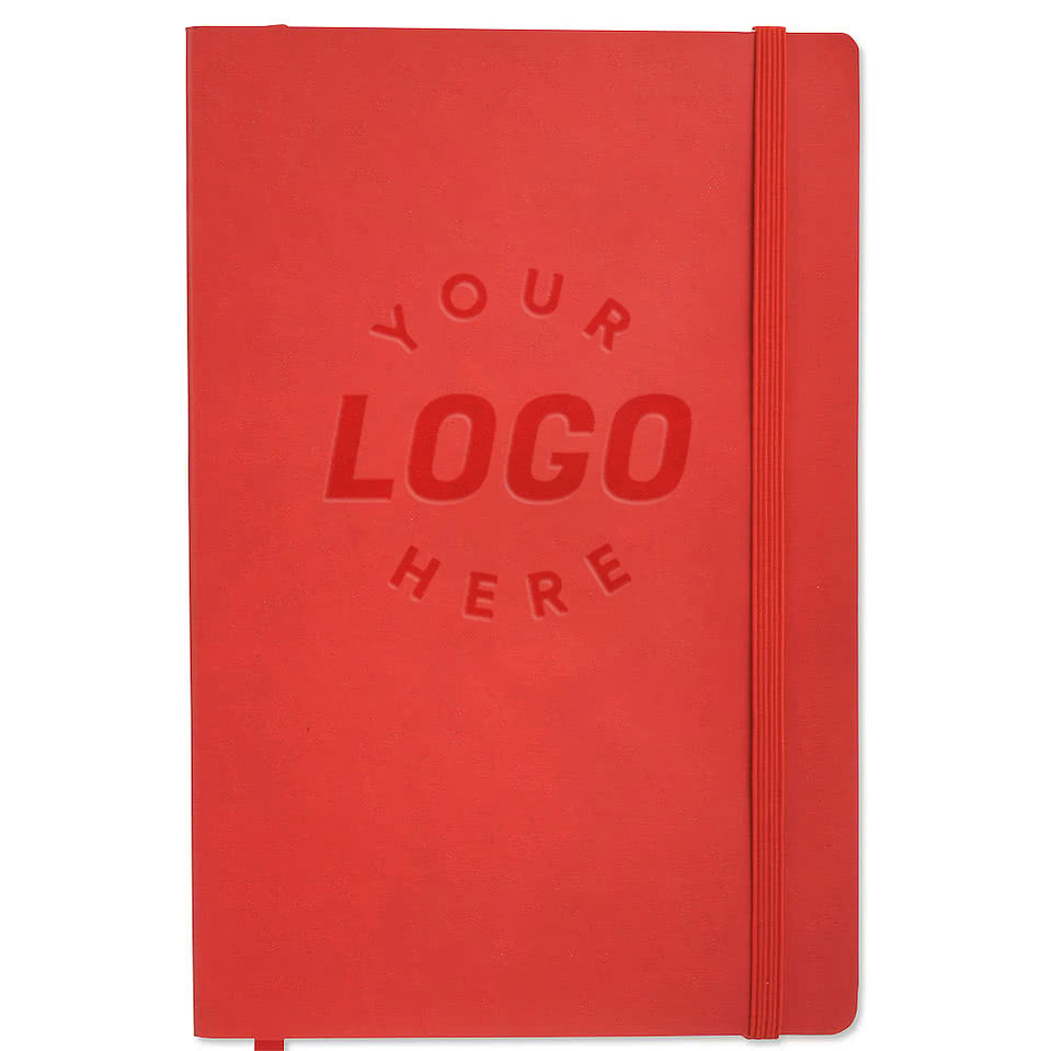 JournalBooks ® Debossed Pedova Soft Bound Notebook