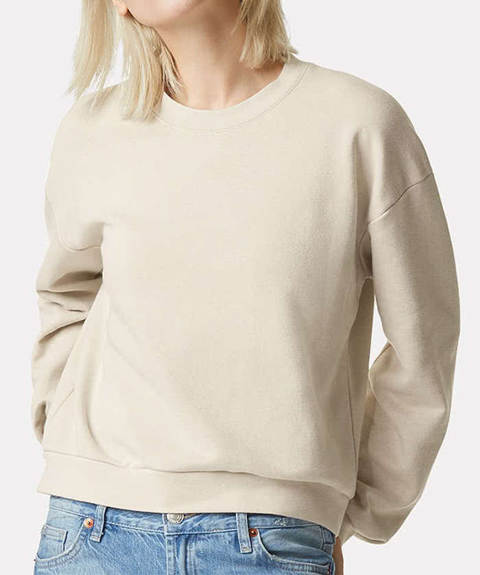 American Apparel Women's ReFlex Fleece Crewneck Sweatshirt