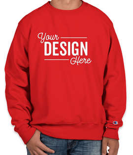 Champion Heavyweight Reverse Weave Crewneck Sweatshirt - Color: Scarlet
