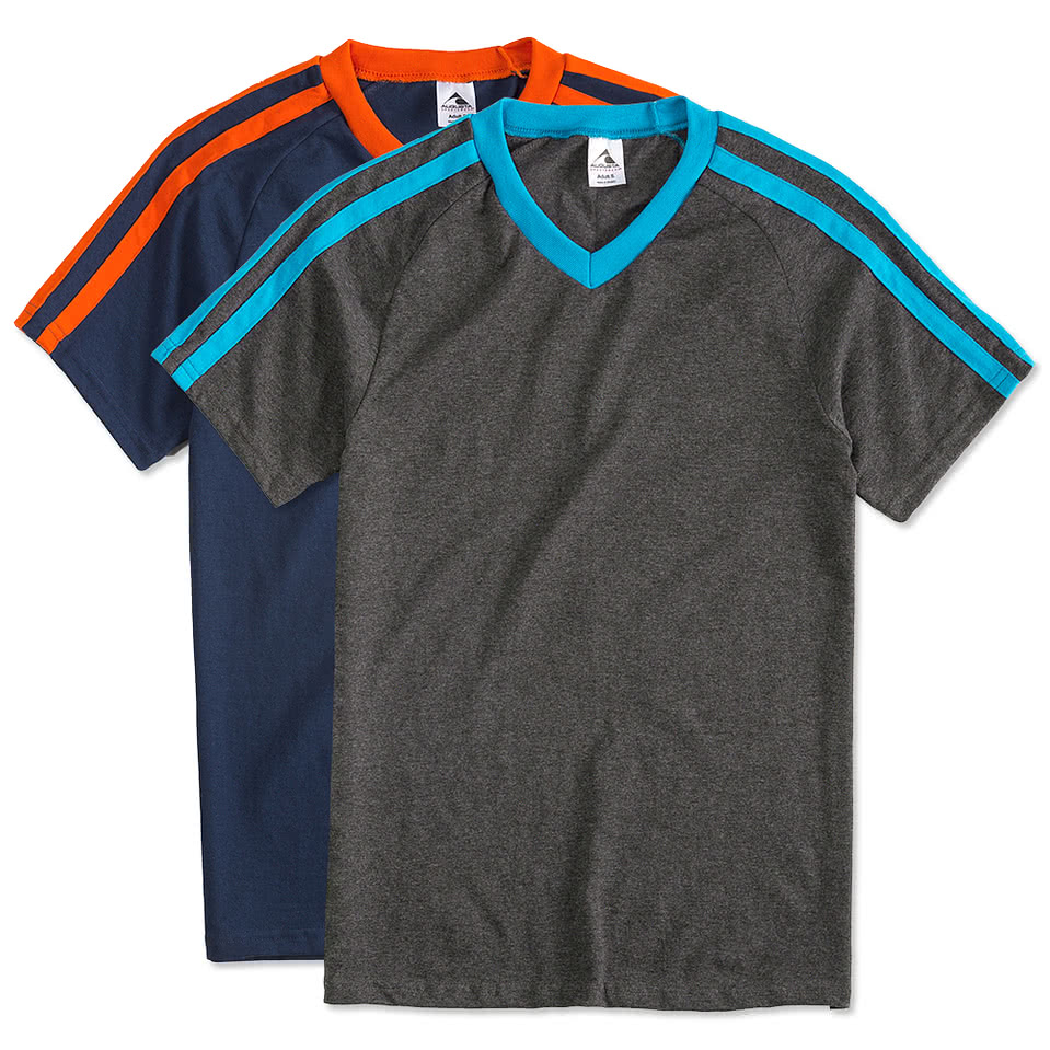 Augusta Shoulder Stripe Jersey T-shirt